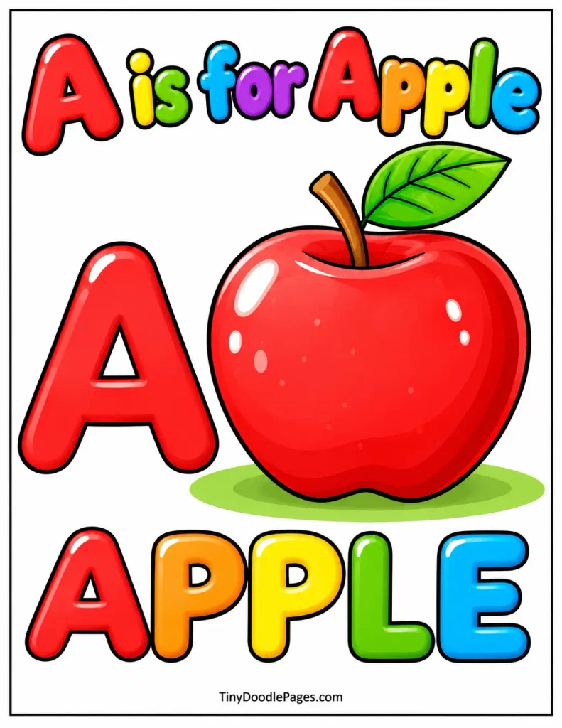 Alphabet Colouring Book