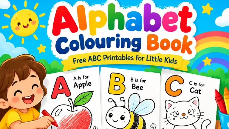 Alphabet Colouring Book